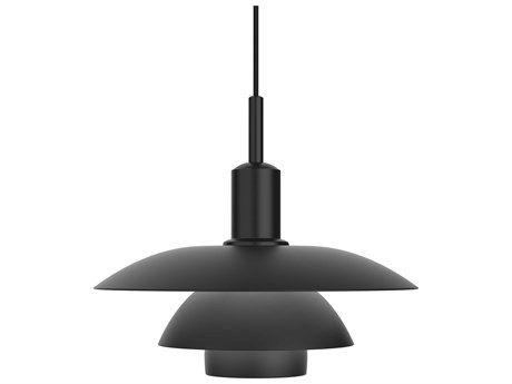 Louis Poulsen PH-5/5 Black Tiered Pendant