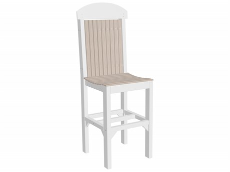 LuxCraft Recycled Plastic Classic Bar Height Side Chair