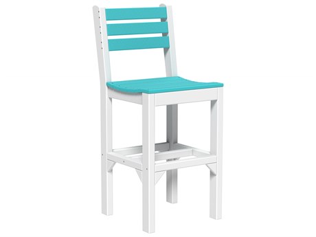 LuxCraft Recycled Plastic Island Bar Height Side Chair