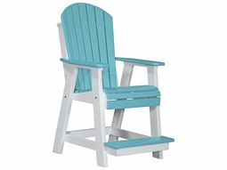 LuxCraft Recycled Plastic Adirondack Balcony Chair