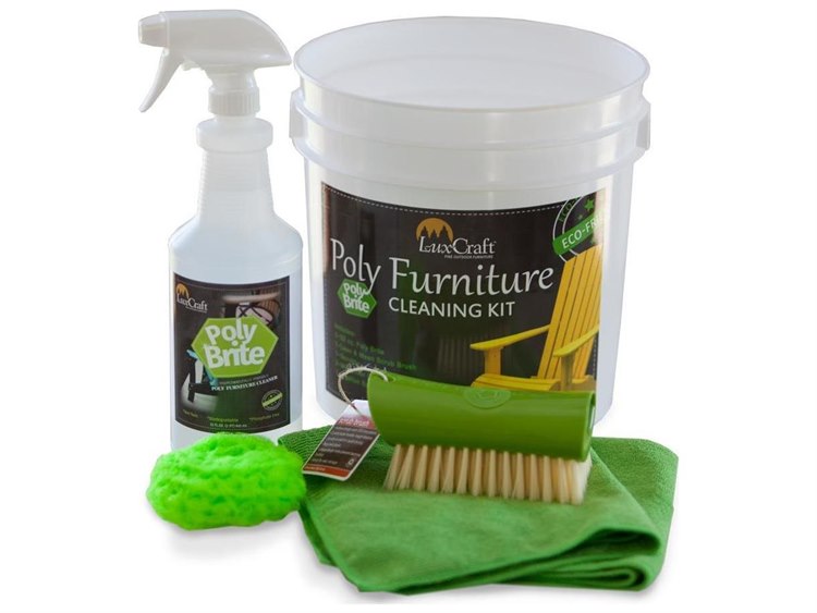 LuxCraft Recycled Plastic Poly Brite Cleaning Kit
