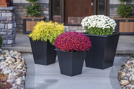 LuxCraft Recycled Plastic Accessories Planter Set