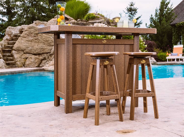 LuxCraft Recycled Plastic Bar Set