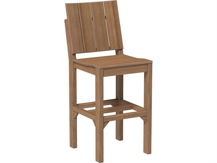 LuxCraft Recycled Plastic Urban Bar Height Side Chair
