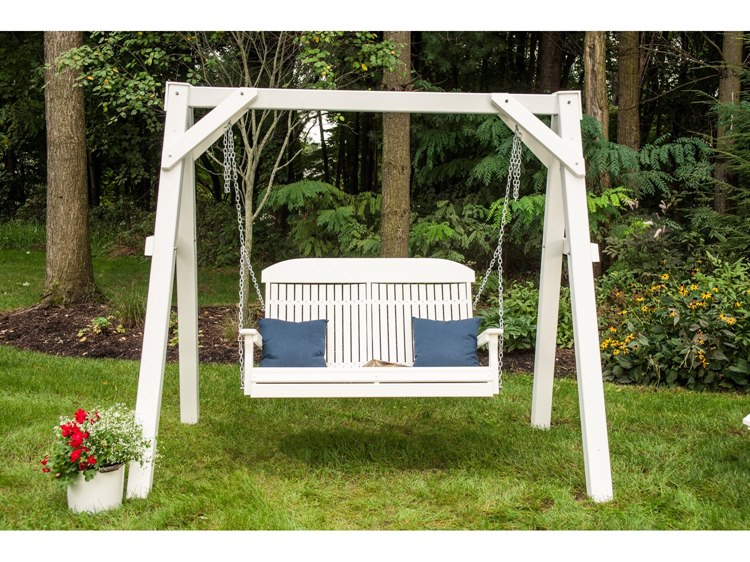 LuxCraft Recycled Plastic Swing Set