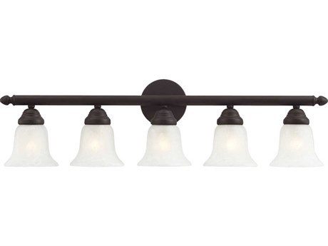 Livex Lighting Neptune 5-Light Bronze Glass Vanity Light