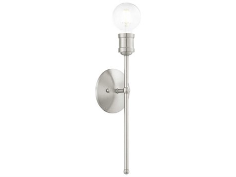 Livex Lighting Lansdale 1-Light Brushed Nickel Wall Sconce