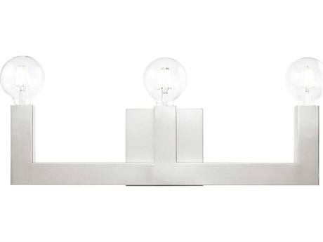 Livex Lighting Solna 3-Light Brushed Nickel Vanity Light