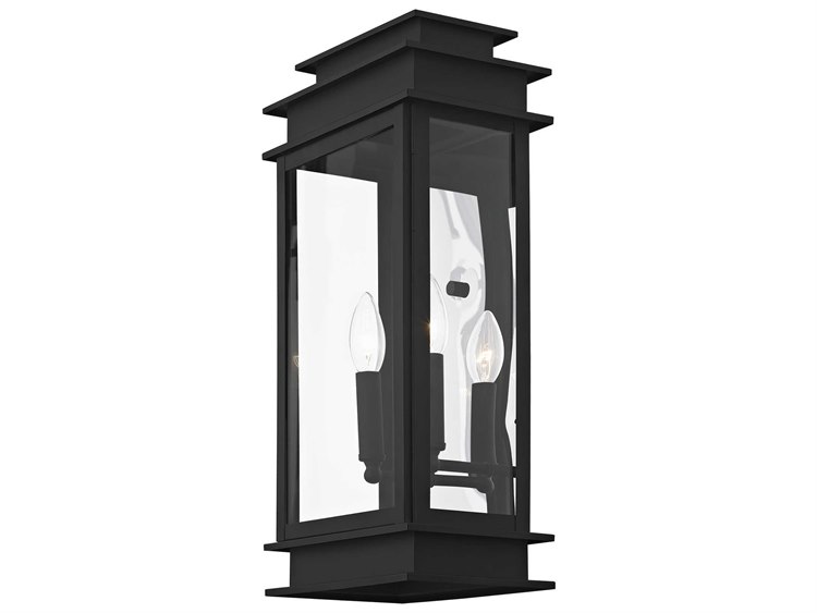 Livex Lighting Princeton 2-Light Outdoor Wall Light Black 3