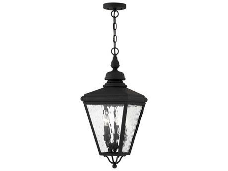 Maxim Lighting Camden & Water Glass 3 - Light 13'' Outdoor Hanging ...