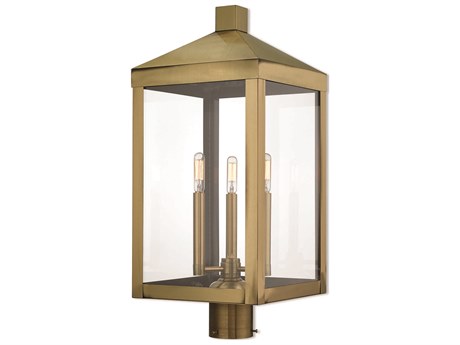 Livex Lighting Nyack 3 - Light Outdoor Post Light