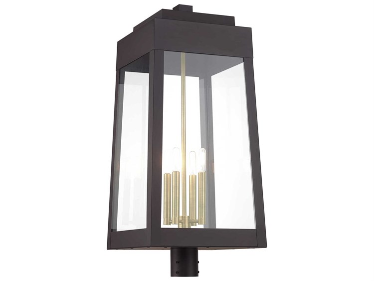 Livex Lighting Oslo 4-Light Outdoor Post Light Bronze 2