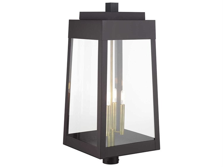 Livex Lighting Oslo 4-Light Outdoor Post Light Bronze 3