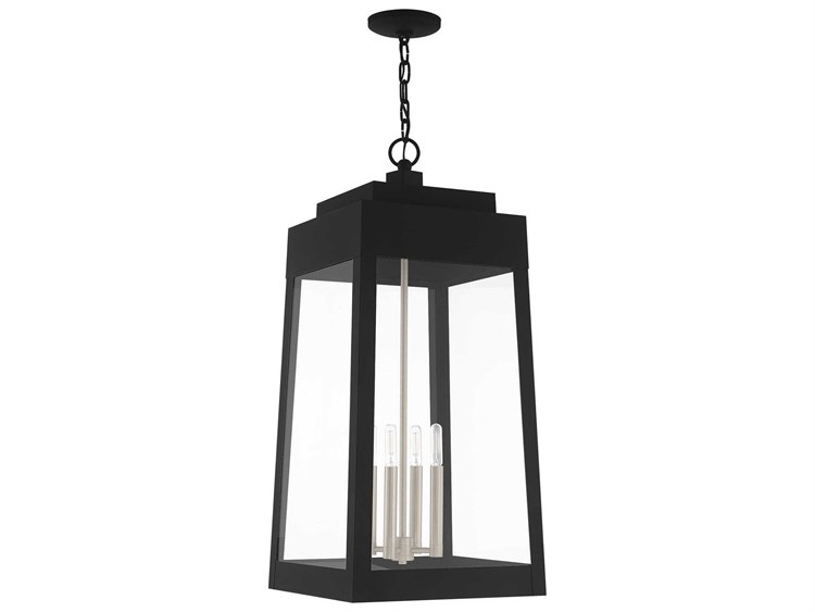 Livex Lighting Oslo 4-Light Outdoor Hanging Light Black 2