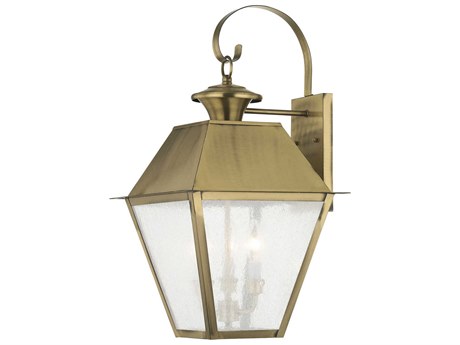 Livex Lighting Mansfield 3 - Light Outdoor Wall Light
