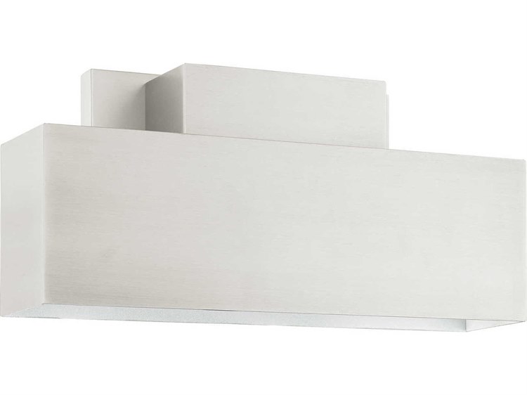 Livex Lighting Lynx 2-Light Outdoor Wall Light Brushed Nickel 2