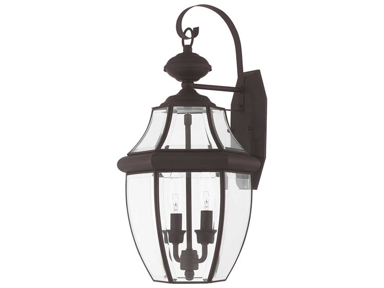 Livex Lighting Monterey 2-Light Outdoor Wall Light Bronze 2