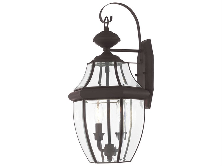 Livex Lighting Monterey 2-Light Outdoor Wall Light Bronze 4