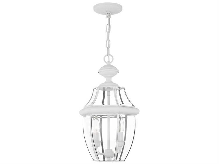 Livex Lighting Monterey 2-Light Outdoor Hanging Light White 4