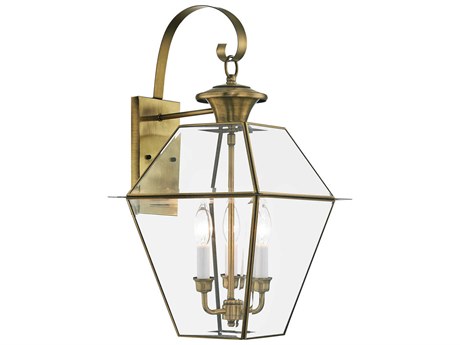 Livex Lighting Westover 3 - Light Outdoor Wall Light