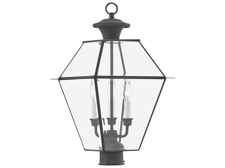 Livex Lighting Westover 3 - Light Outdoor Post Light