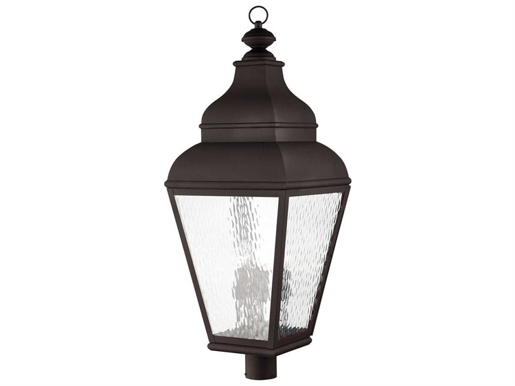 Livex Lighting Exeter Outdoor Post Light Bronze 3