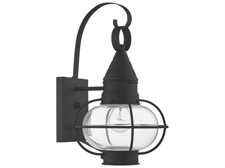 Livex Lighting Newburyport Outdoor Wall Light Black 2