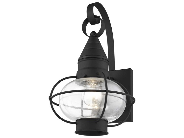 Livex Lighting Newburyport Outdoor Wall Light Black 3