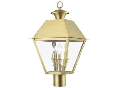 Livex Lighting Wentworth 3 - Light Outdoor Post Light