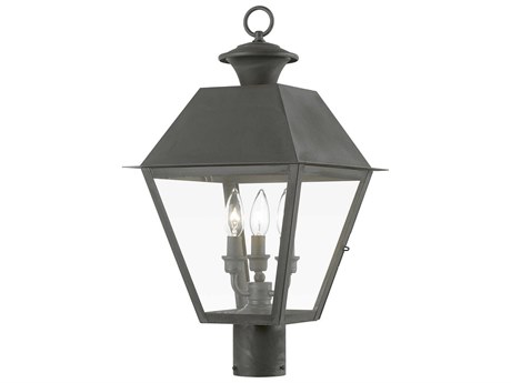 Livex Lighting Wentworth 3 - Light Outdoor Post Light