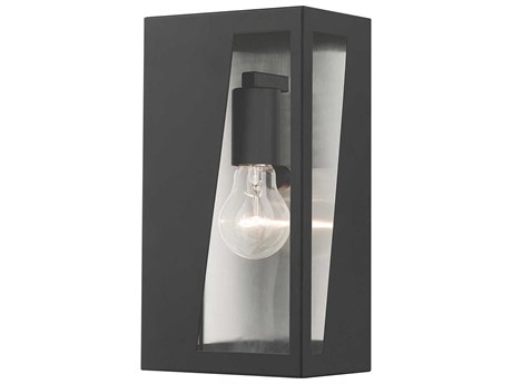 Livex Lighting Forsyth Stainless Steel 1 - Light Outdoor Wall Light