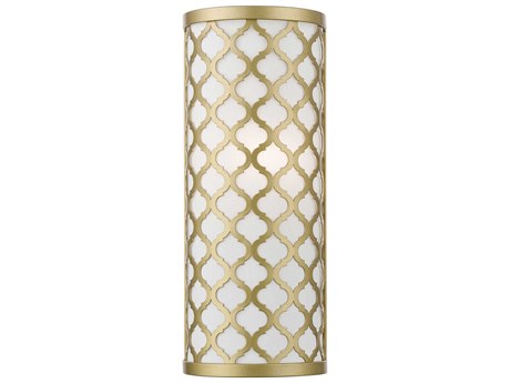 Livex Lighting Arabesque 1-Light Soft Gold Wall Sconce
