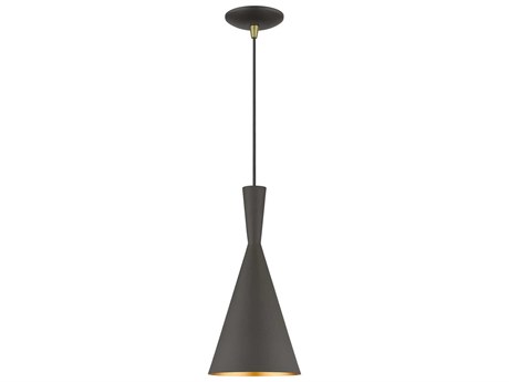 Livex Lighting Waldorf 1-Light Bronze Antique Brass Mini Pendant