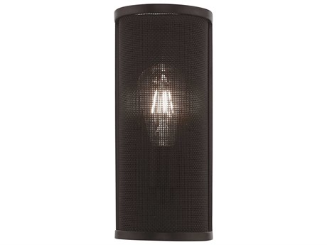 Livex Lighting Braddock 1-Light Bronze Black Wall Sconce