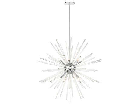 Livex Lighting Utopia 16-Light6-Light Polished Chrome Crystal Sputnik Pendant