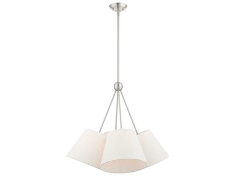 Livex Lighting Prato 4-Light Brushed Nickel Empire Pendant