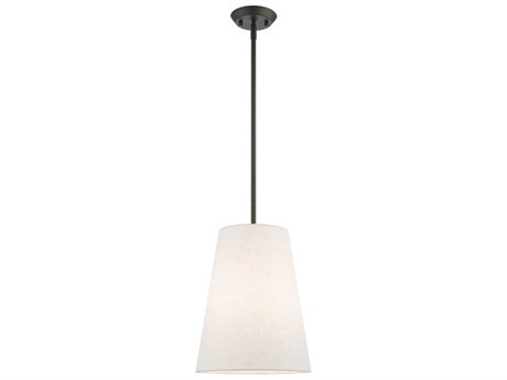 Livex Lighting Prato 1-Light Bronze Empire Geometric Mini Pendant