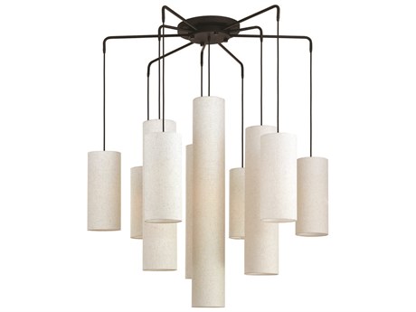 Livex Lighting Strathmore 15-Light Bronze Cylinder Pendant