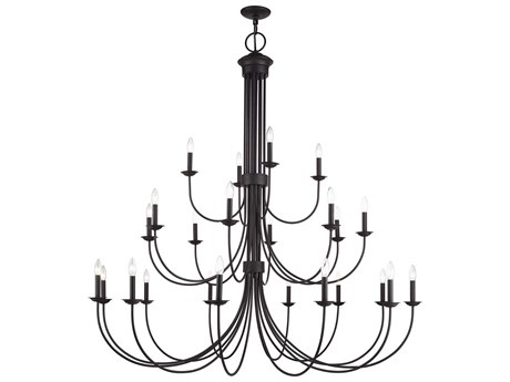 Livex Lighting Estate 24-Light Bronze Chandelier