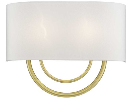Livex Lighting Stratton 2-Light Soft Gold Wall Sconce