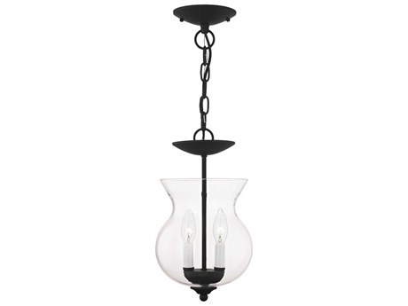 Livex Lighting Legacy 2-Light Black Mini Pendant