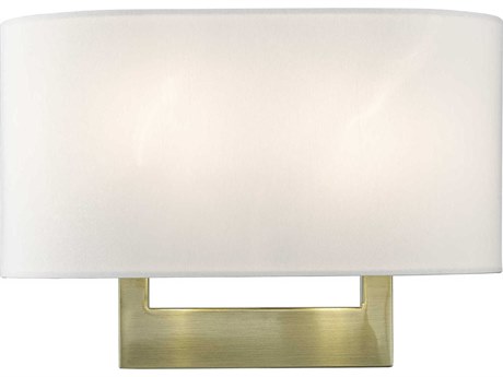Livex Lighting 2-Light Antique Brass Wall Sconce