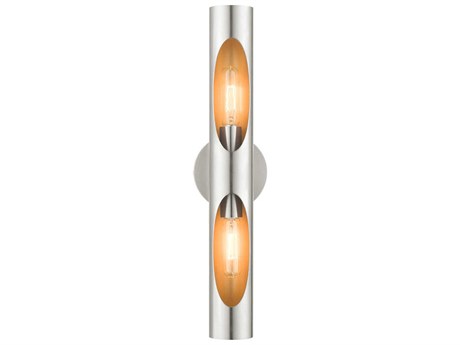 Livex Lighting Novato 2-Light Brushed Nickel Wall Sconce