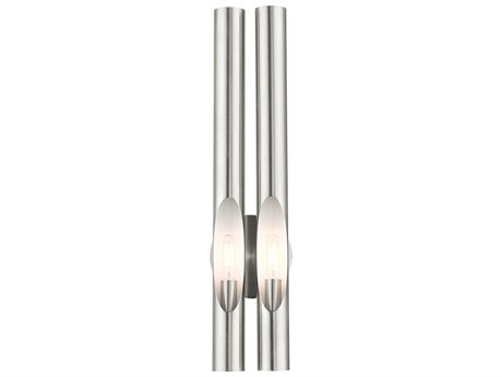 Livex Lighting Acra 2-Light Brushed Nickel Wall Sconce