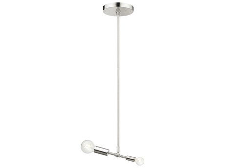Livex Lighting Blairwood 1-Light Brushed Nickel Mini Pendant