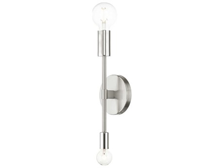 Livex Lighting Blairwood 2-Light Brushed Nickel Wall Sconce