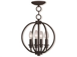 Elk Home Cecil 4-Light Natural Brass Candelabra Chandelier
