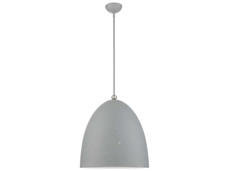 Livex Lighting Arlington 3-Light Nordic Gray Brushed Nickel Bell Pendant