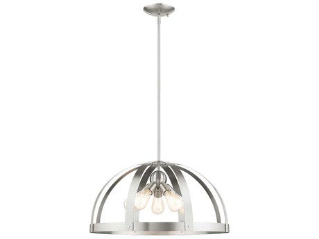 Livex Lighting Stoneridge 5-Light Brushed Nickel Pendant
