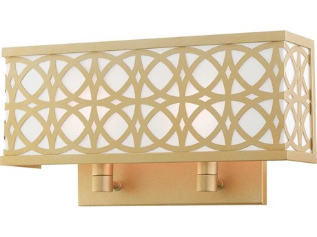 Livex Lighting Calinda 2-Light Soft Gold Wall Sconce